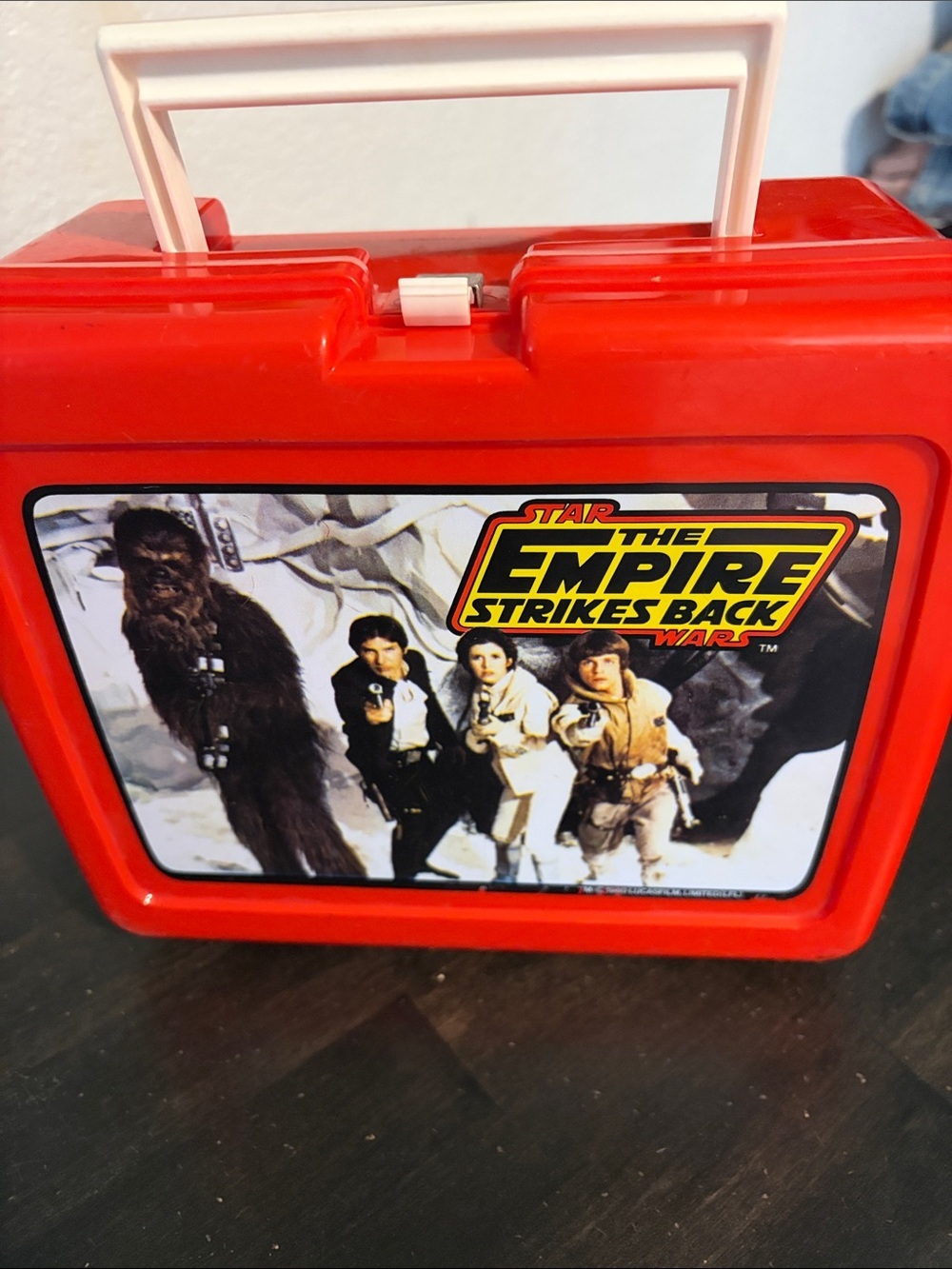 Thermos Vintage 1980s Star Wars The Empire Strikes Back Red Lunchbox